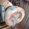 Epoxy Filled Burl Bowl Being Hollowed Out
